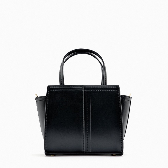 (SOLD) ZARA MINI CITY BAG BLACK - Picture 12 of 13